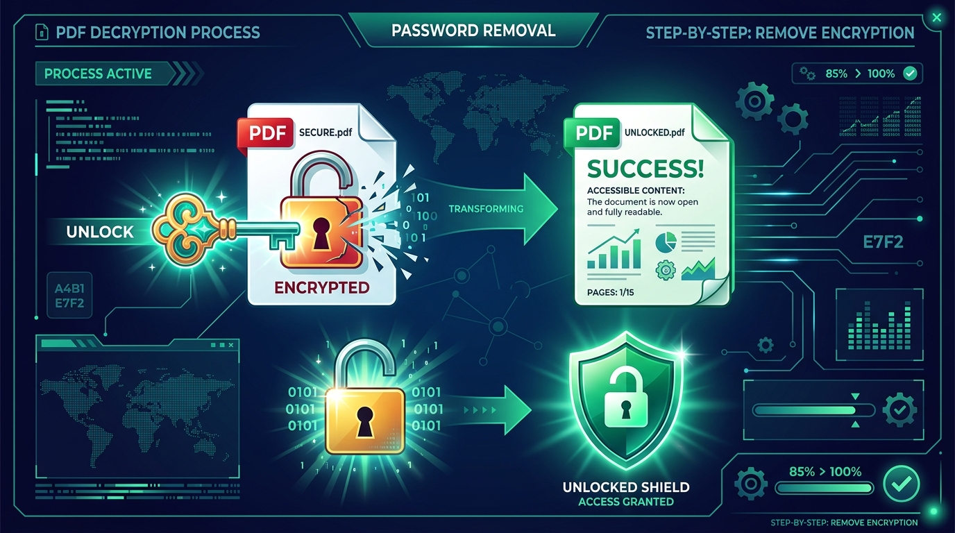 How to Remove Password from PDF Permanently (Bank Statements, Payslips & e-Aadhaar)